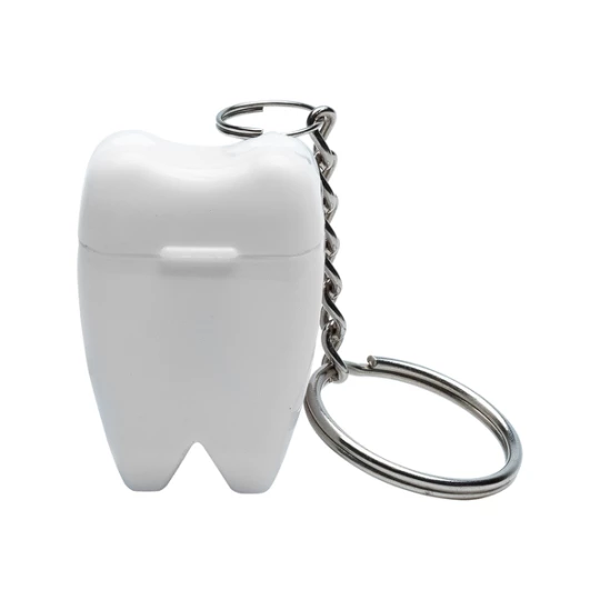 Brelok Toothy z nicią dentystyczną - Biały