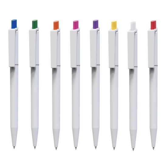 Długopis Roma White - Fioletowy