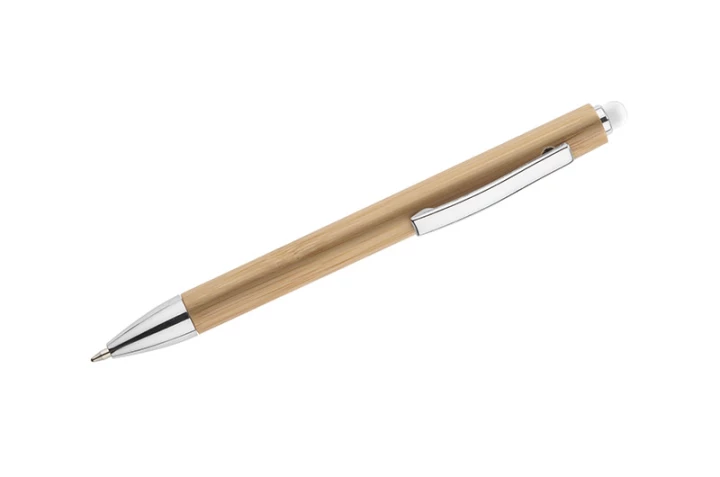 Touch pen bambusowy TUSO - biały
