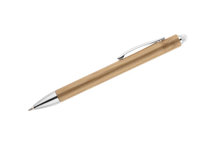 Touch pen bambusowy TUSO - biały