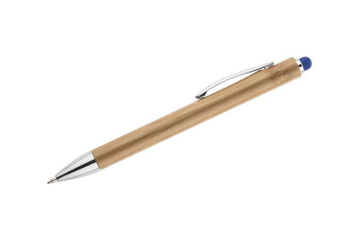 Touch pen bambusowy TUSO - niebieski