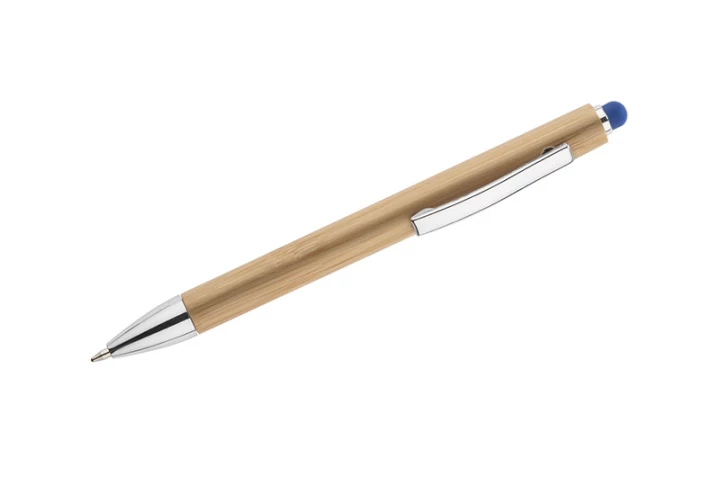 Touch pen bambusowy TUSO - niebieski