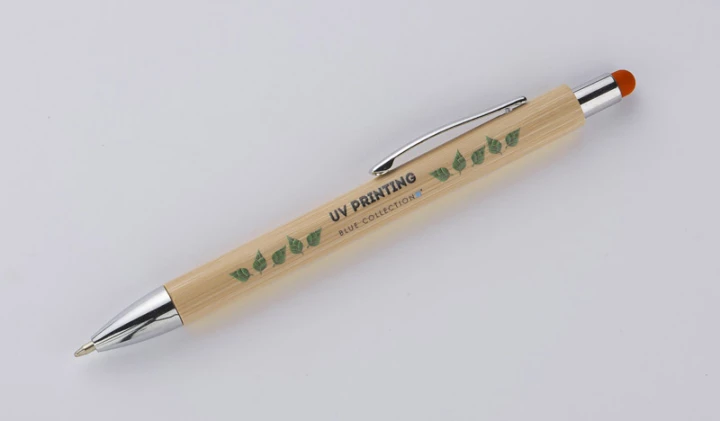 Touch pen bambusowy TUSO - czerwony