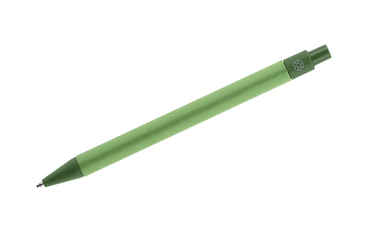 Długopis papierowy POLI - zielony