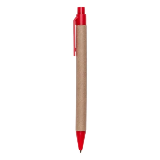 Notes Eco2 z długopisem - Czerwony