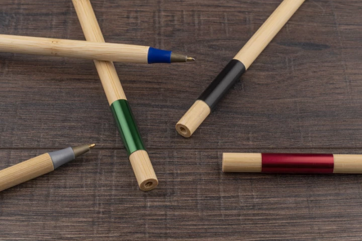 Długopis bambusowy IXER - Srebrny