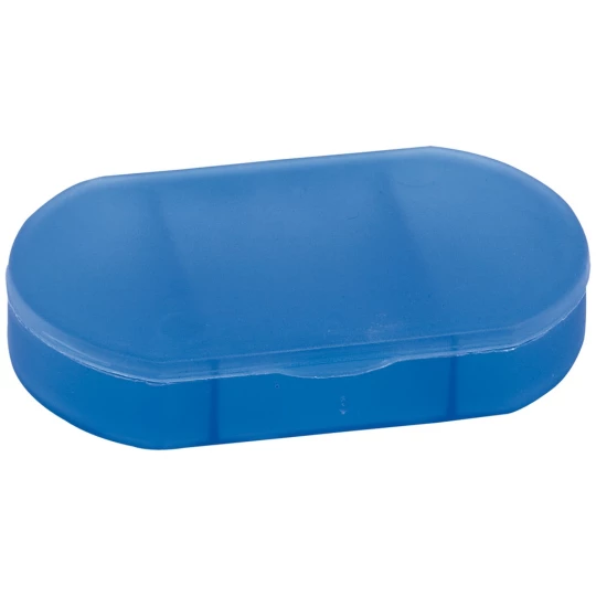 Pojemnik na tabletki z 3 przegrodami Morr - Granatowy