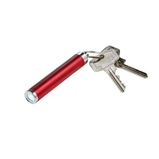 Brelok do kluczy, lampka LED Lumio - czerwony