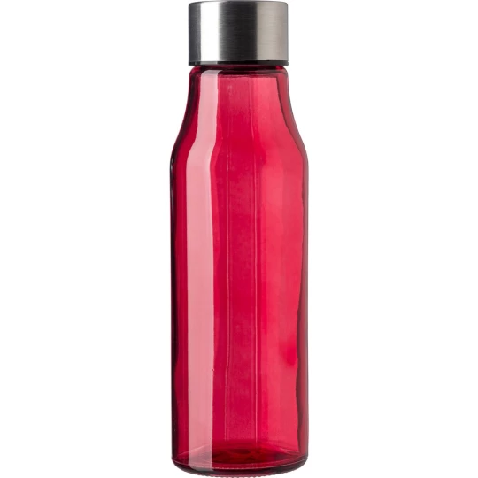 Szklana butelka Candy 500 ml - Czerwony