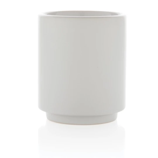 Kubek ceramiczny Echo - Biały