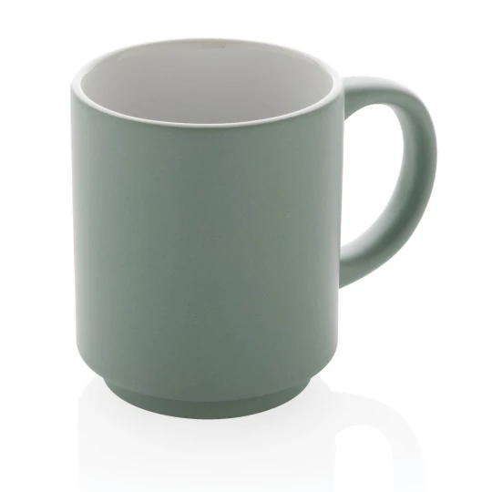 Kubek ceramiczny Echo - Zielony