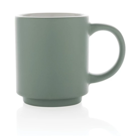 Kubek ceramiczny Echo - Zielony