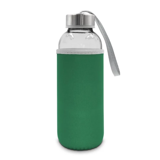 Szklana butelka 420 ml Bob - zielony