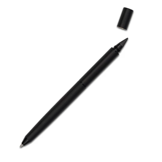 Duet 2w1 długopis i ołówek wieczny w pudełku -  Czarny