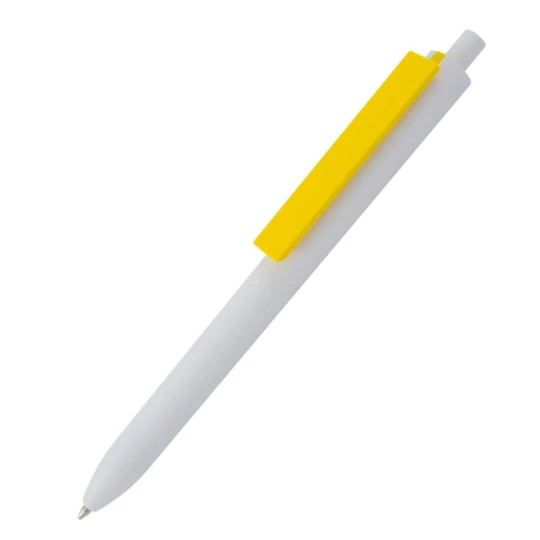 Długopis Comet White - Żółty