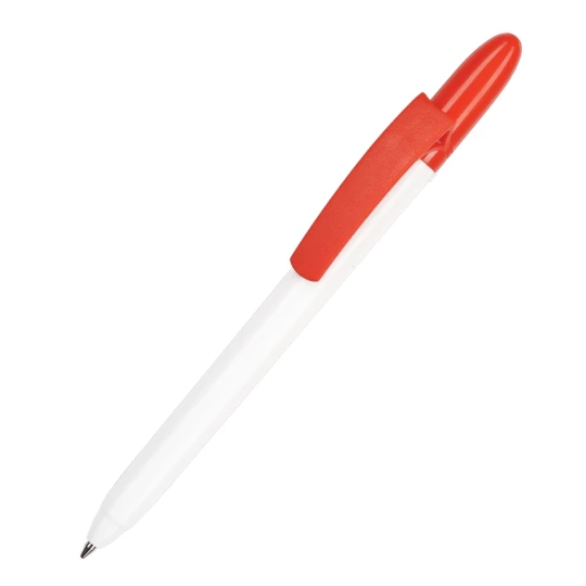Długopis Fill White - Czerwony