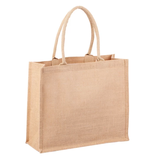 Torba na zakupy z juty Natural Shopper - Beżowy