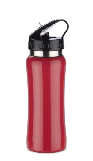 Bidon stalowy PATRO 600 ml - Czerwony