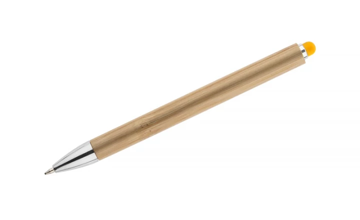Touch pen bambusowy TUSO - pomarańczowy