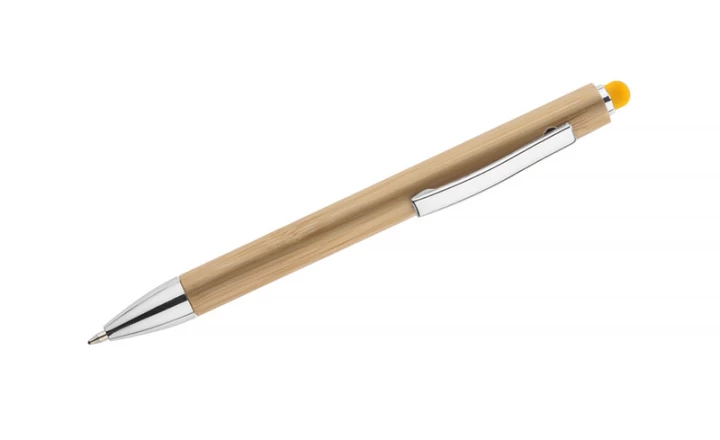 Touch pen bambusowy TUSO - pomarańczowy