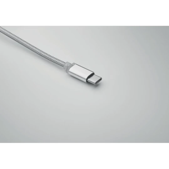 Kabel ładujący 4 w 1 typu C - BLUE - Srebrny