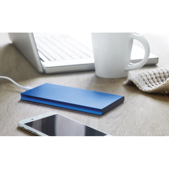 Power bank 8000mAh - POWERFLAT8 - Niebieski