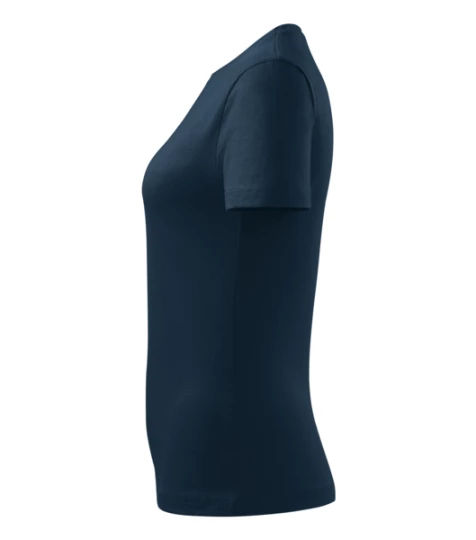 Koszulka Damska Basic  - Granatowy