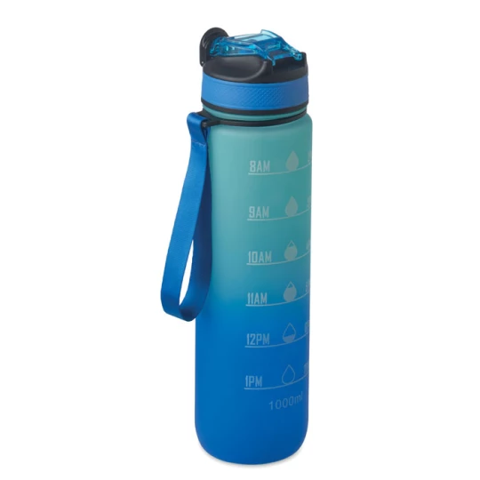 Sportowa butelka, bidon RPET 1L ACTIVATE  - Niebieski
