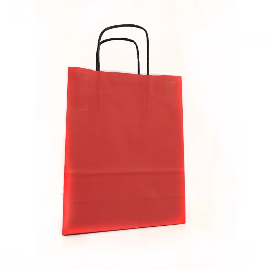 Torba papierowa Soft A5 - Czerwony