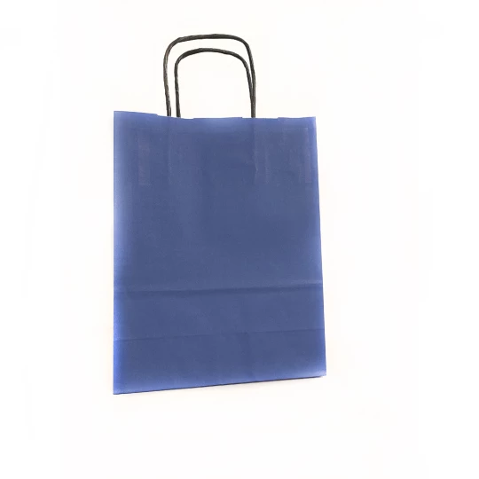 Torba papierowa Soft A5 - Granatowy