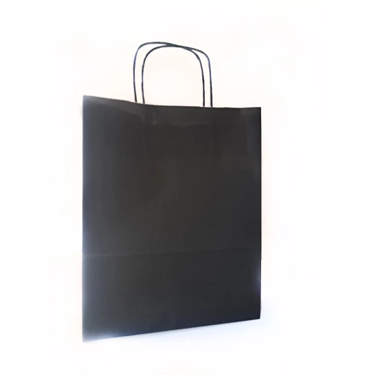 Torba papierowa Soft A4 - Czarny