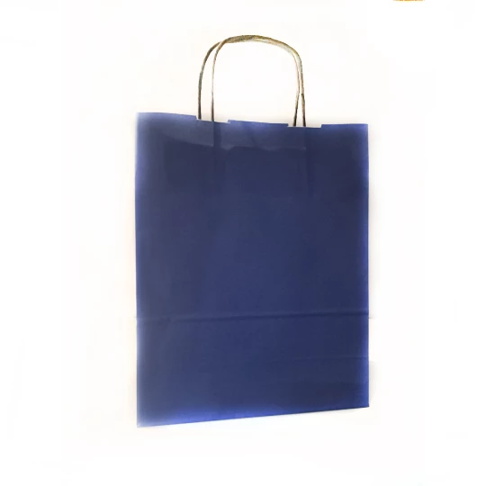 Torba papierowa Soft A4 - Granatowy