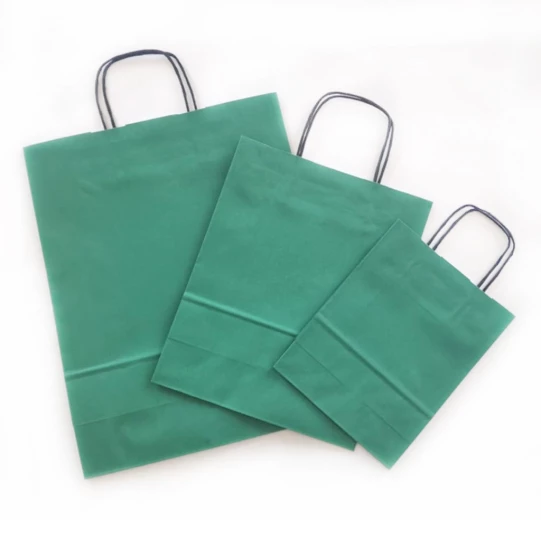 Torba papierowa Soft A5 - Zielony