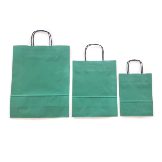 Torba papierowa Soft A5 - Zielony