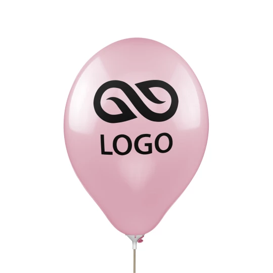 Balon 30cm - Różowy Jasny Pudrowy