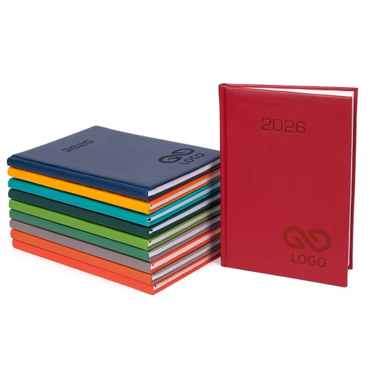 Kalendarz książkowy A5 - Rozkład Tygodniowy - Niebieski