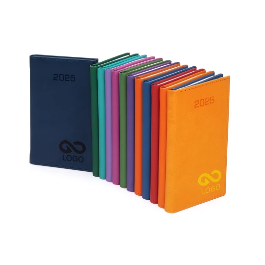 Kalendarz książkowy A6 - Rozkład Tygodniowy - Błękitny