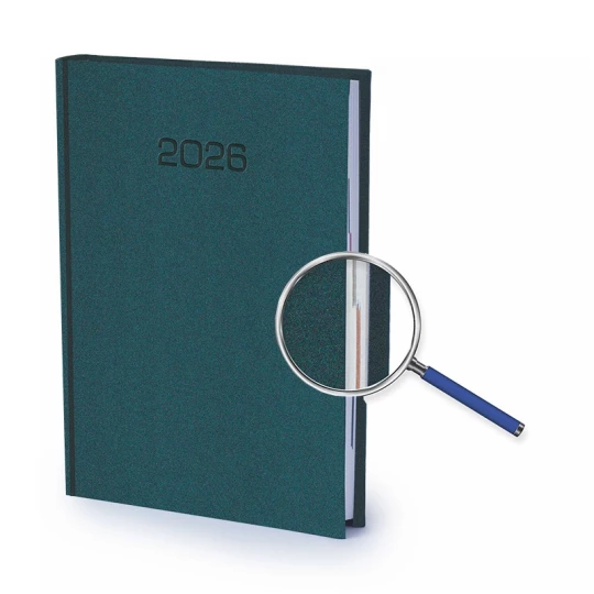 Kalendarz książkowy Velour B5 - Rozkład Tygodniowy - Morski