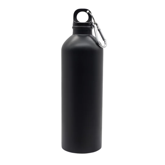 Bidon stalowy Caminos 800 ml - czarny
