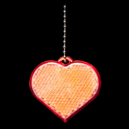 Zawieszka Heart Reflect - czerwony