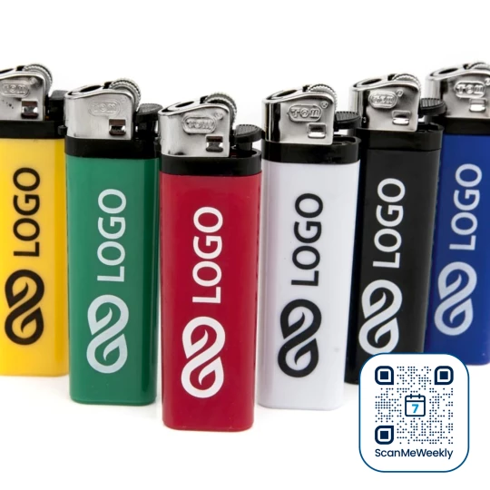 Zapalniczka Bronco - Biały