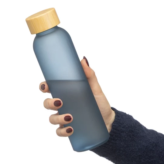Szklana butelka Joki 500 ml - granatowy