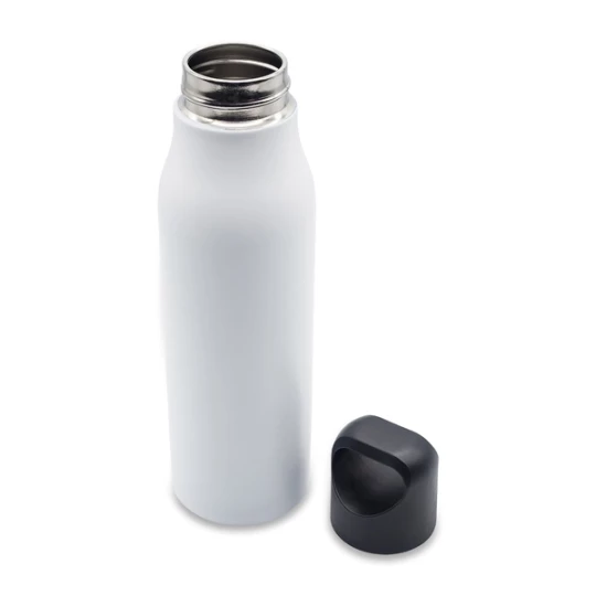 Butelka stalowa Bary 800 ml, biały