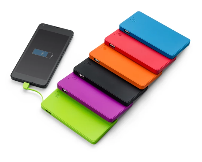 Power bank VIVID 4000 mAh - Błękitny