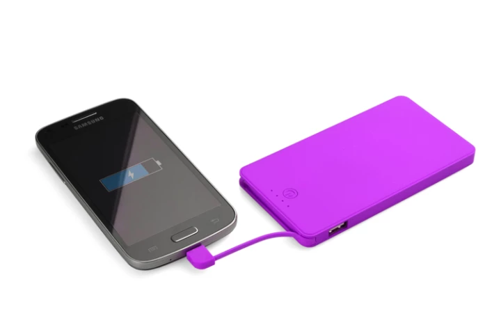 Powerbank VIVID 4000 mAh - Fioletowy