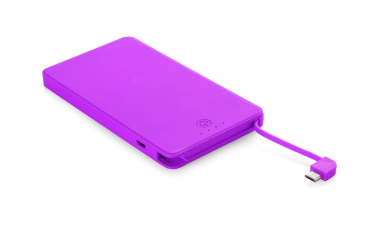 Powerbank VIVID 4000 mAh - Fioletowy