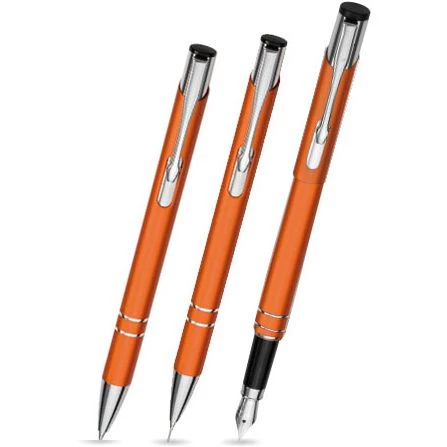 Zestaw Cosmo Długopis+pióro+ołówek - Pomarańczowy
