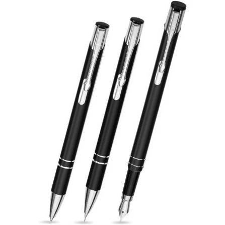 Zestaw Cosmo Długopis+pióro+ołówek - Czarny