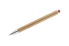 Touch pen bambusowy TUSO - czerwony