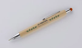 Touch pen bambusowy TUSO - czerwony